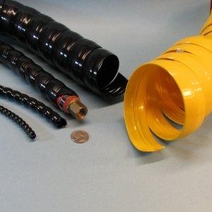 plasticized cellulose spiral wrap hose wire cable protector