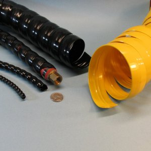 Plasticized Cellulose Acetate Spiral Wrap Abrasion Protection for wire cable hose